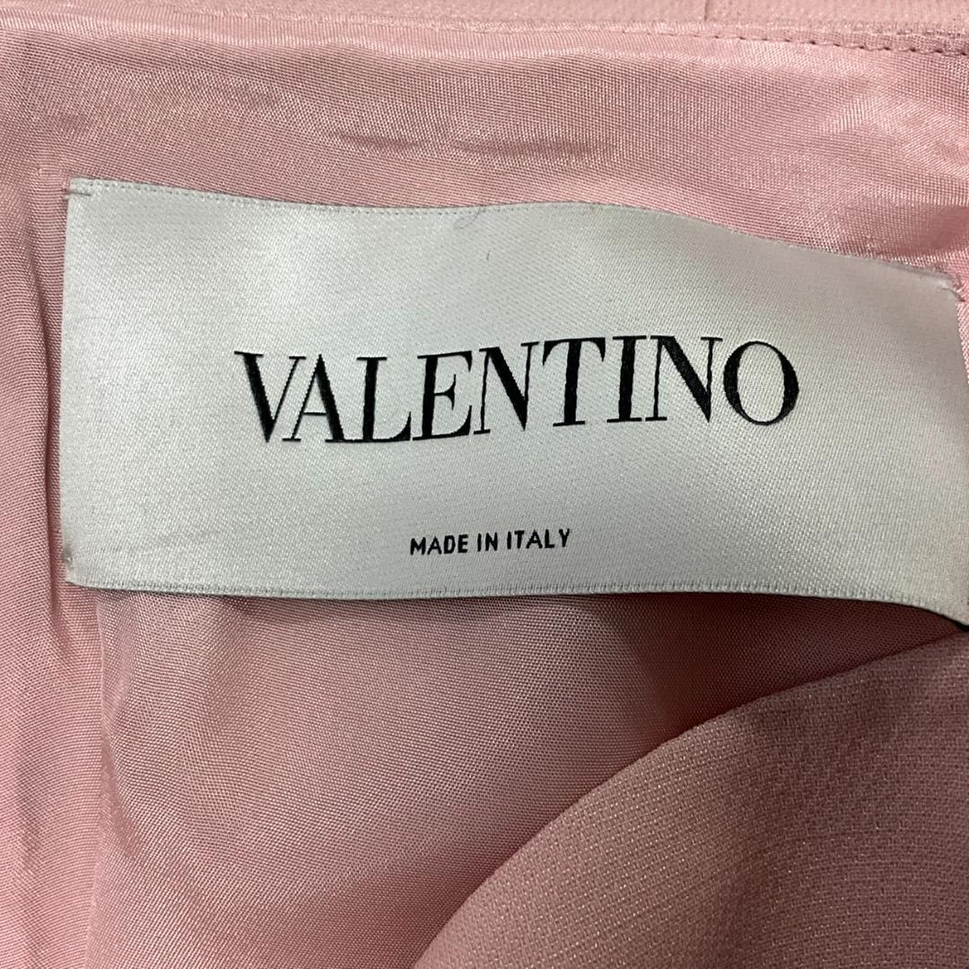 【VALENTINO】ワンピース フレアスリーブ ベージュピンク L