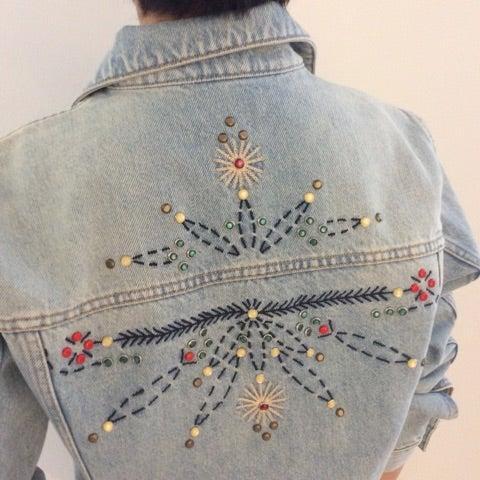 【特価】 ISABEL ライトブルー ETOILE刺繍入りGジャンサイズ36 MARANT ジャケット・アウター