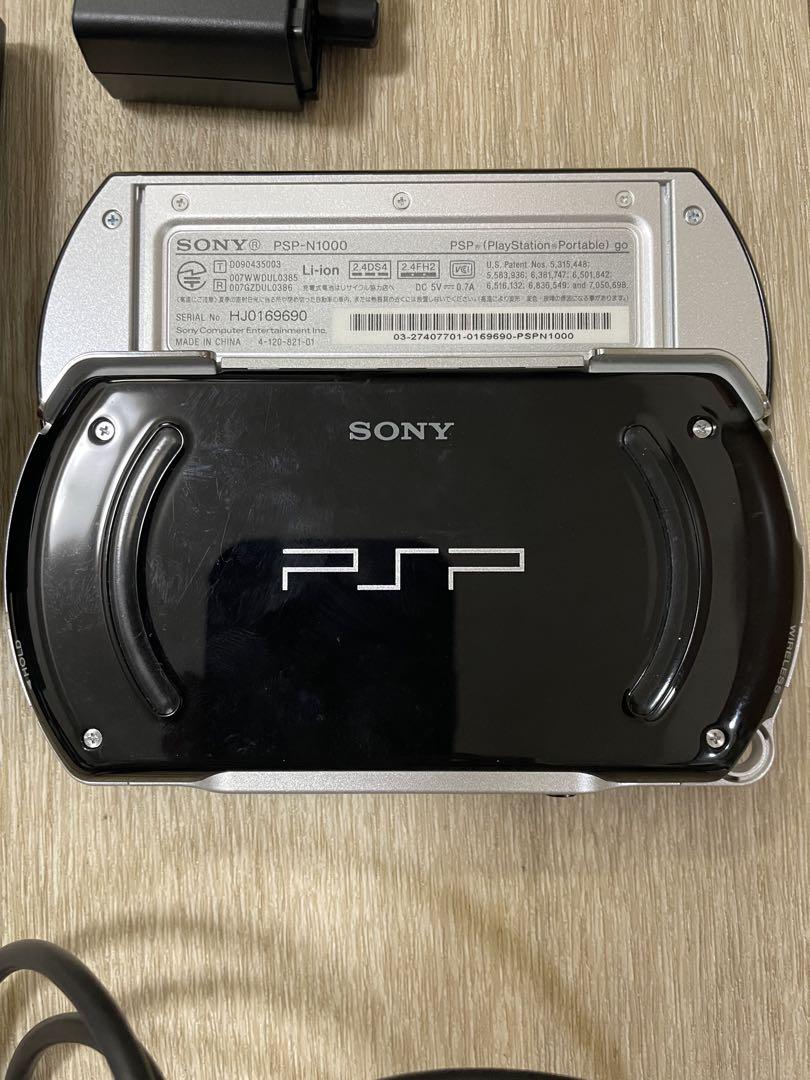 動作確認済】Sony PSP-N1000 pspgo本体 ブラック+充電器