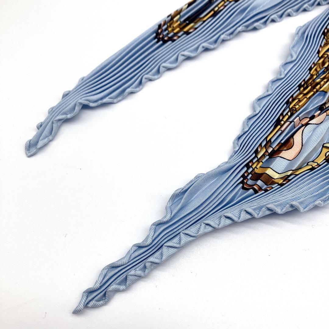 極美品エルメス copeaux【おが屑】カレプリセ シルク100