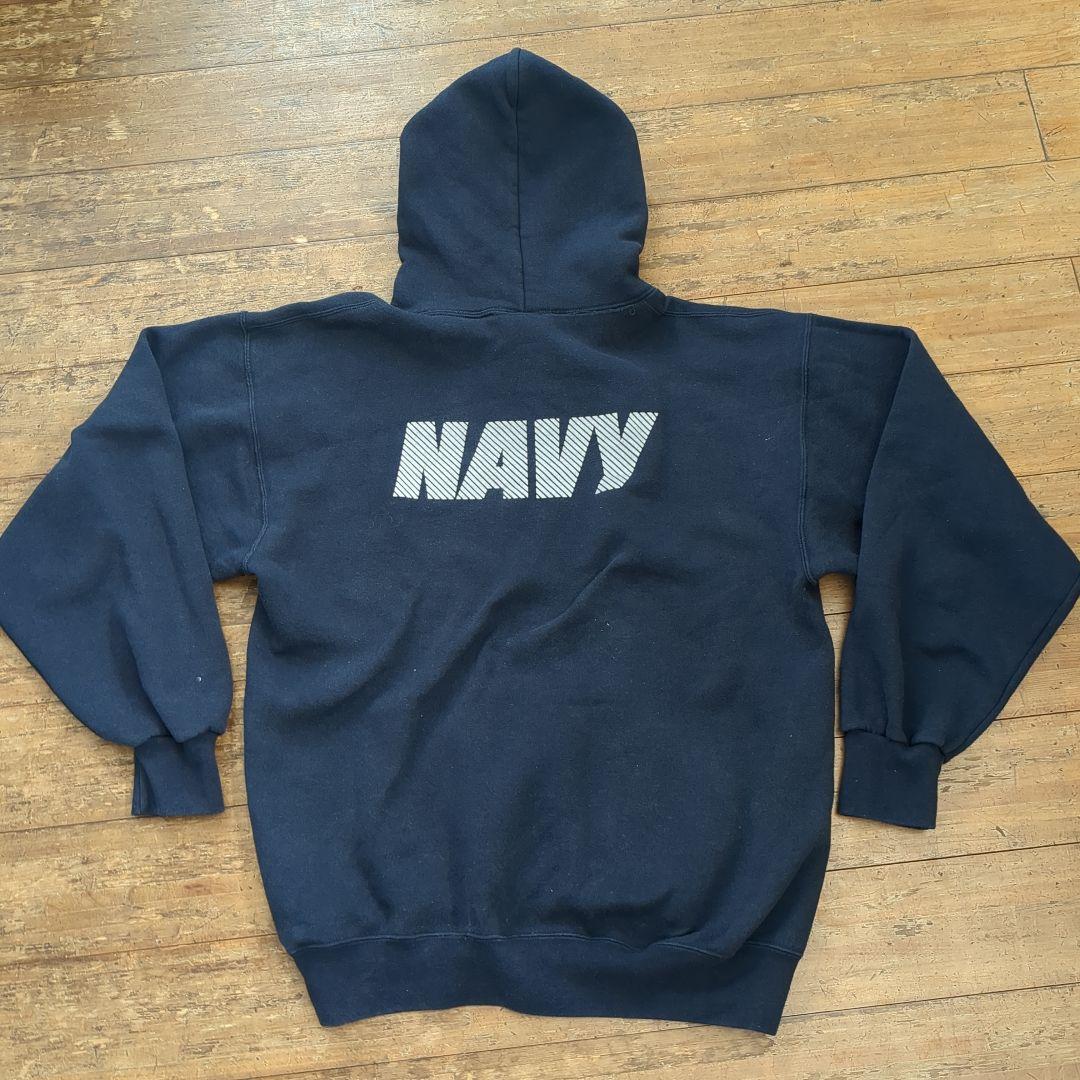 米軍実物　SOFFE NAVY 海軍　スウェットパーカー　Mサイズ
