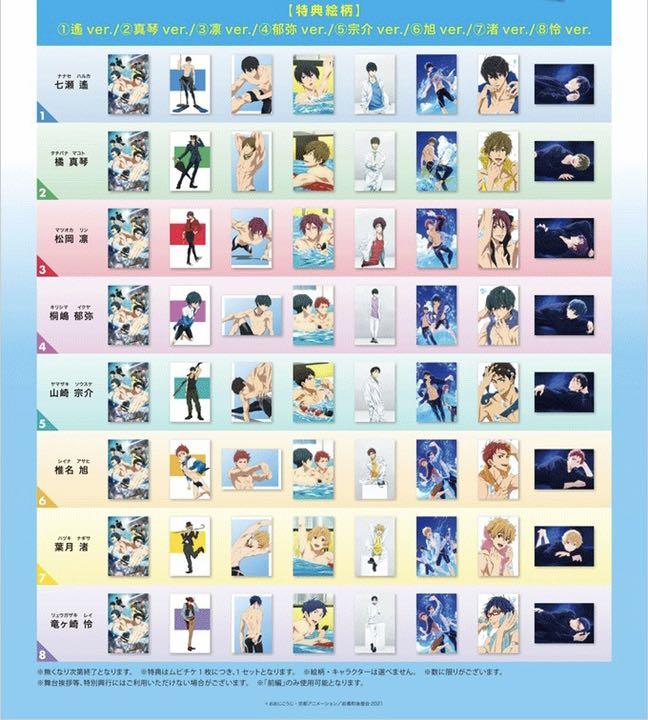 劇場版 Free!FS ポストカードセット【THE SECOND VOLUME】【在庫