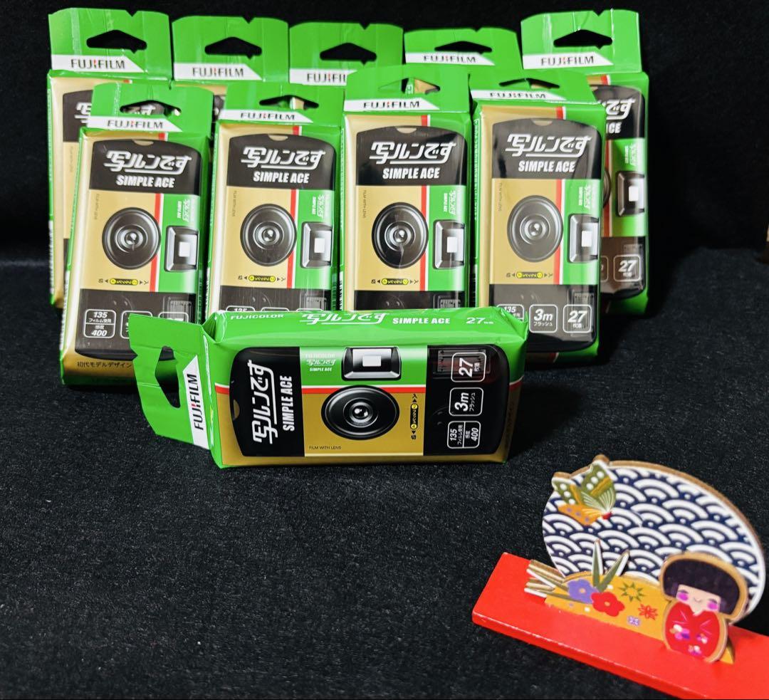 【新品・未開封】写ルンです シンプルエースSP 27枚撮り フジカラー 写ルンです シンプルエースSP 27枚撮り(1コ入