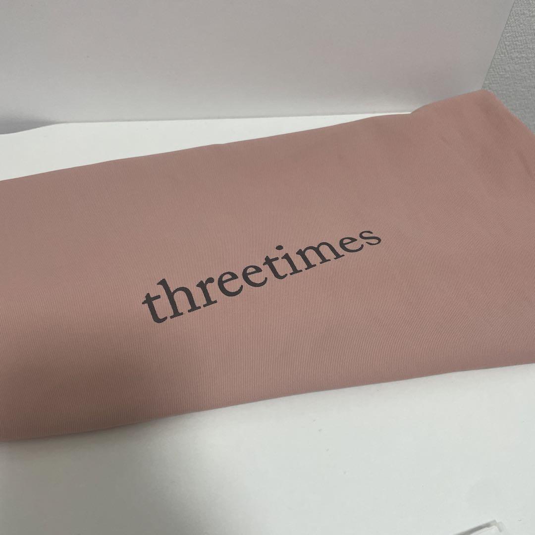 threetimes キルティング リュック バッグ ホワイト アイボリー 白