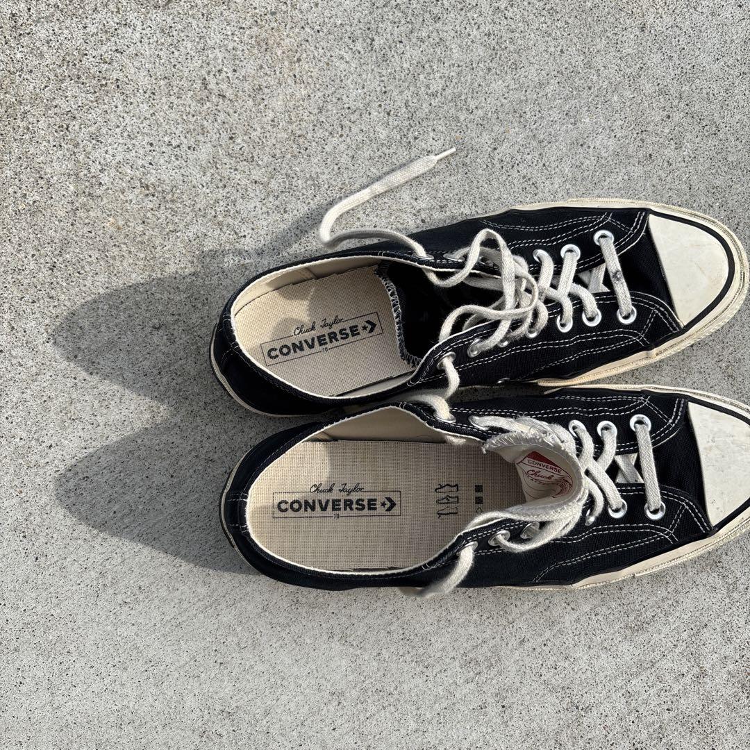 ct70 converse チャックテイラー 黒 ブラック 29.0 28.5