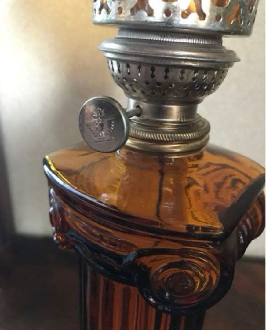 美品 北一ガラス ランプ ヴィンテージ オイルランプ アルコールランプ 美品 北一ガラス ランプ ヴィンテージ オイルランプ アルコールランプ