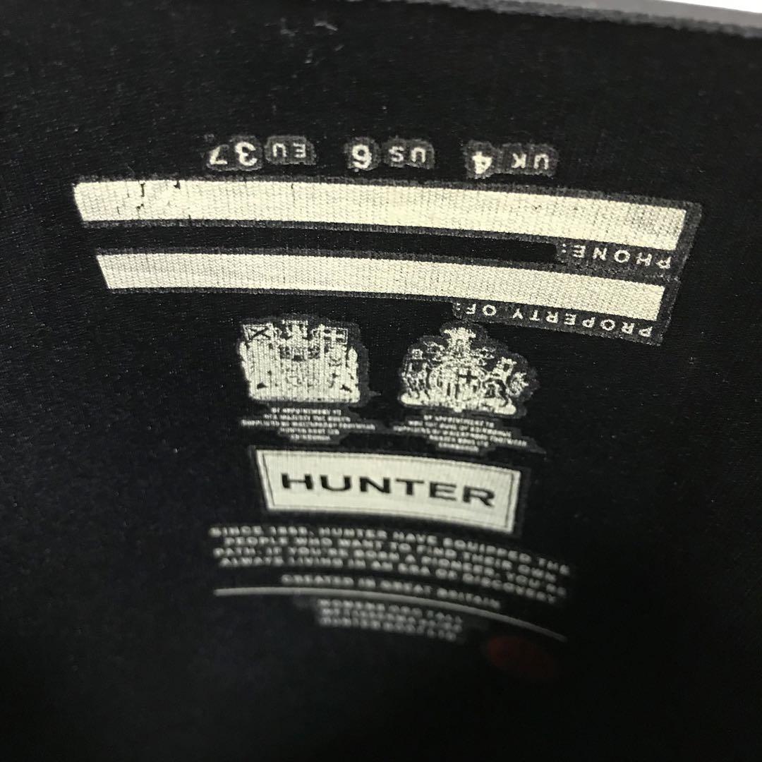 HUNTER  レインブーツ　長靴 EU37