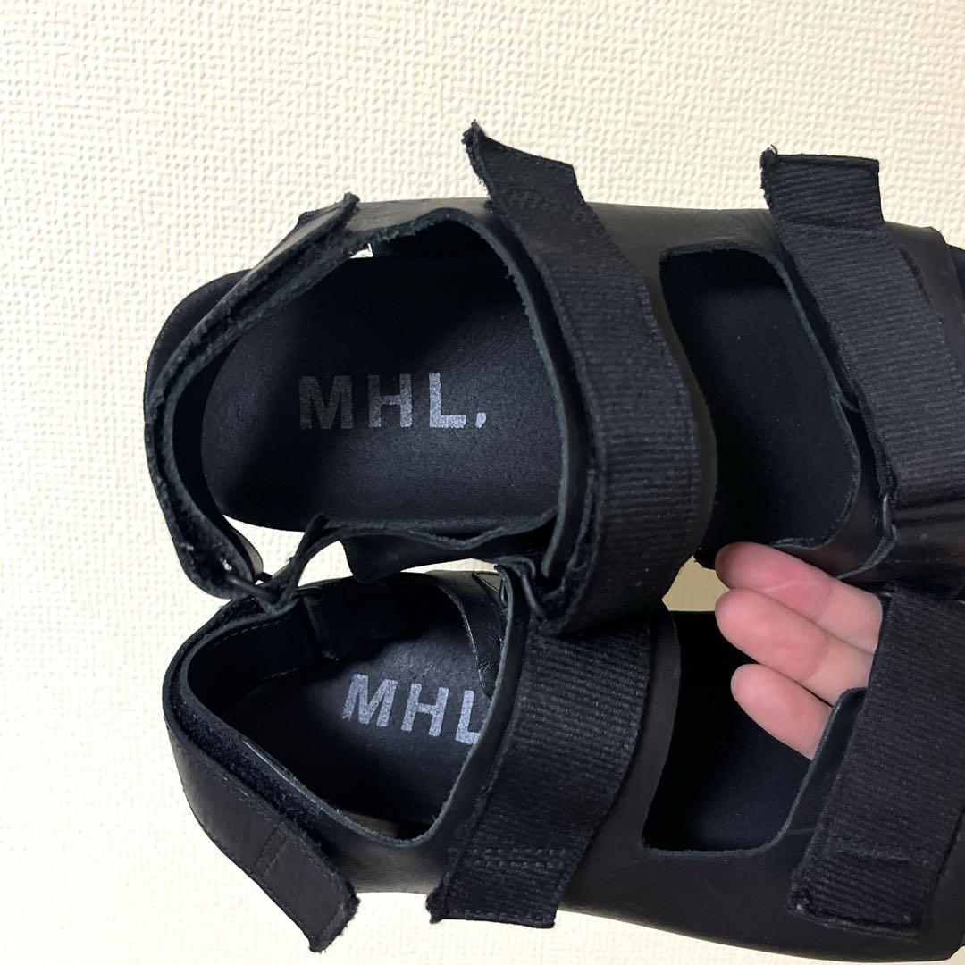 MHL サンダル レザー マーガレット 7 メンズ 26cm