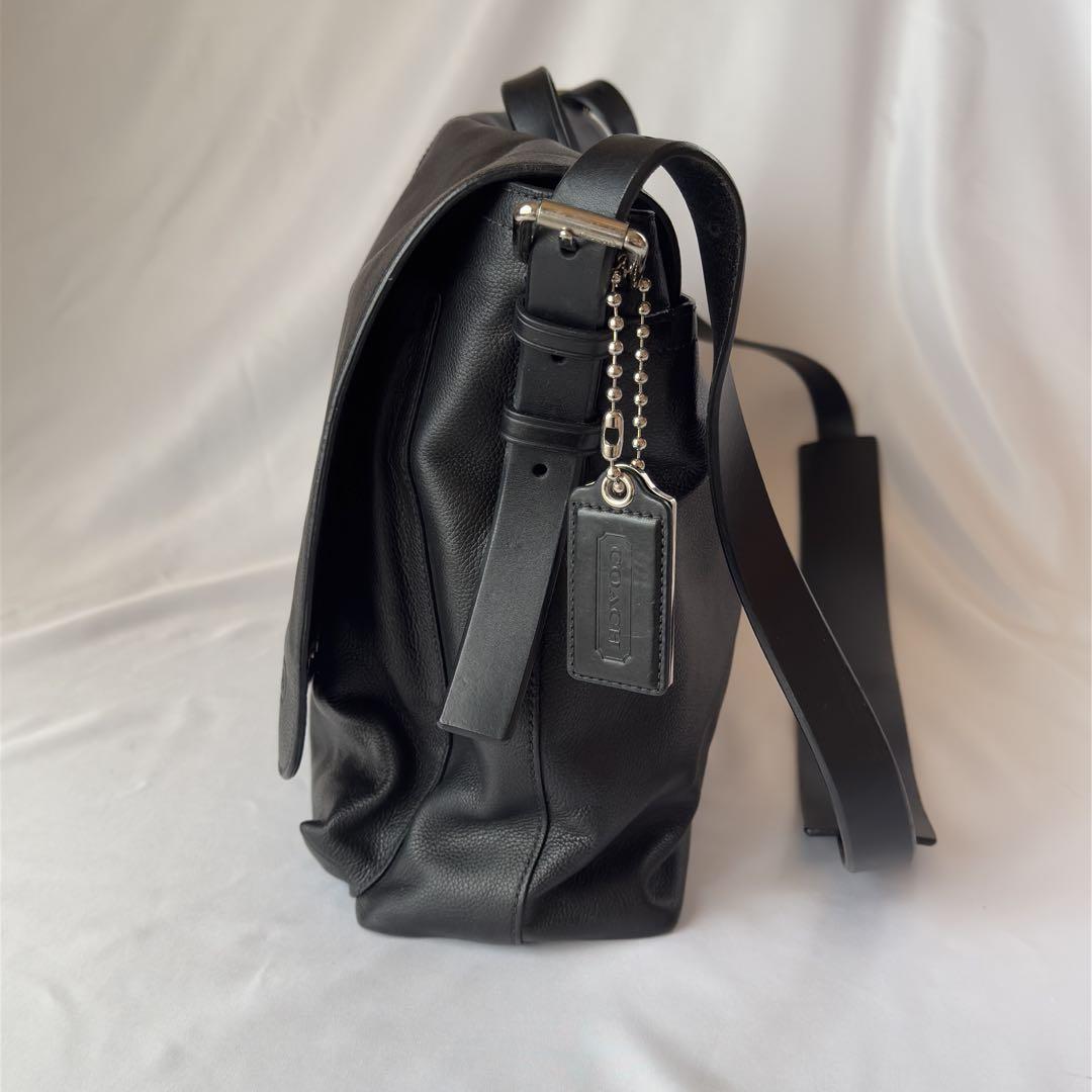 ☆美品☆ コーチ COACH トンプソン ショルダーバッグ ブラック