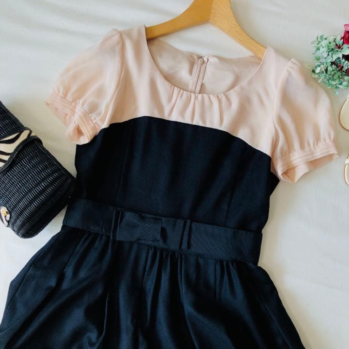 メルカリ 美品 ワンピース レッセパッセ レディース 秋 冬 フォーマル スーツ 半袖 ひざ丈ワンピース 1 0 中古や未使用のフリマ