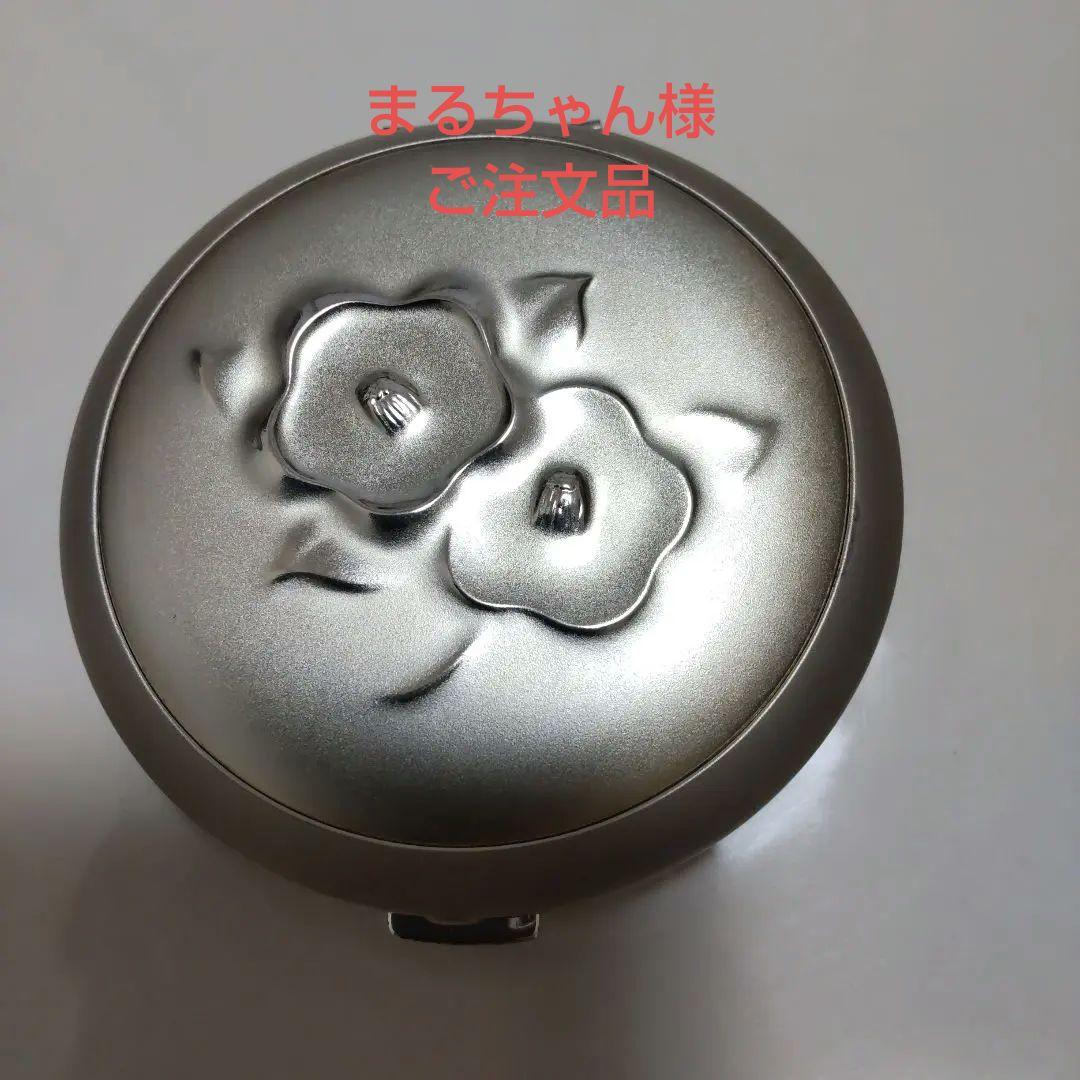 資生堂ビンテージ銀細工白粉ケース