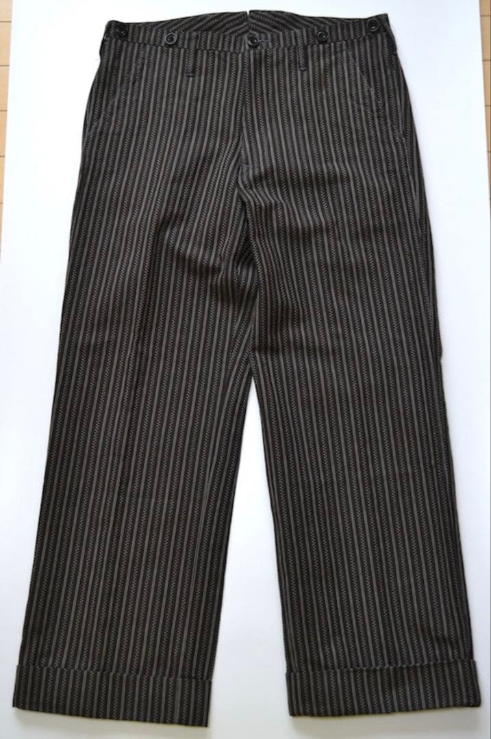 オリジナルヘリンボーンストライプバギーパンツL DRY