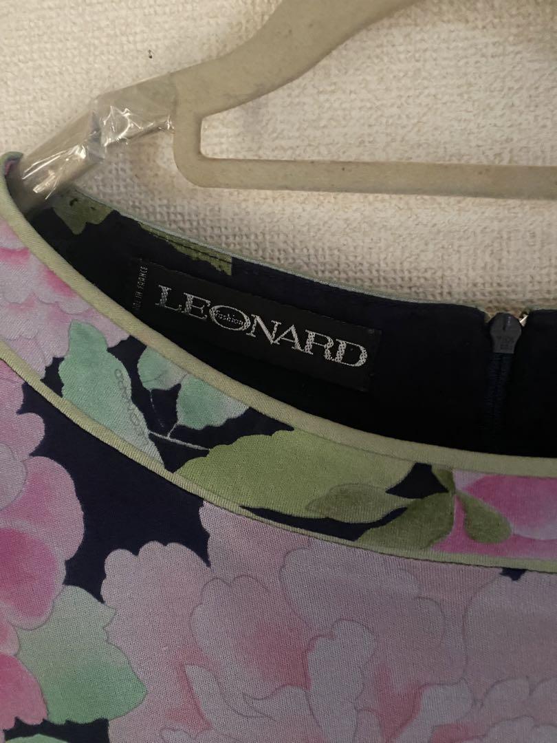 Leonard ワンピース　シルク　パリ購入