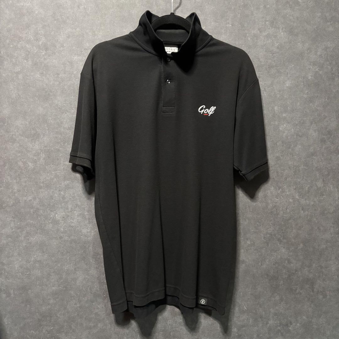ラフロッグ　ゴルフ　ポロシャツ　黒 新品 ラフロッグ ポロシャツ ラフログ L メンズ ゴルフ RUFFLOG