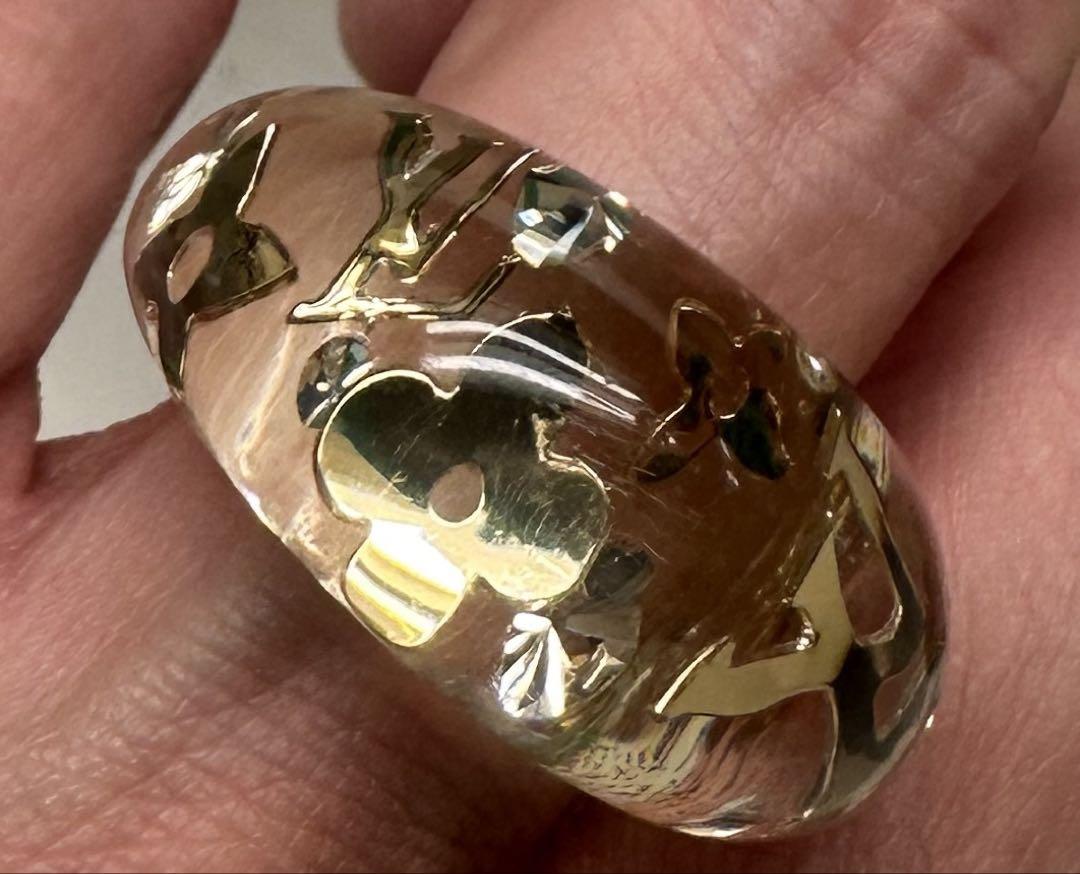 年末のプロモーション特価！ LOUIS VUITTON ブルーストーン バーグアンクルージョンリング アクセサリー