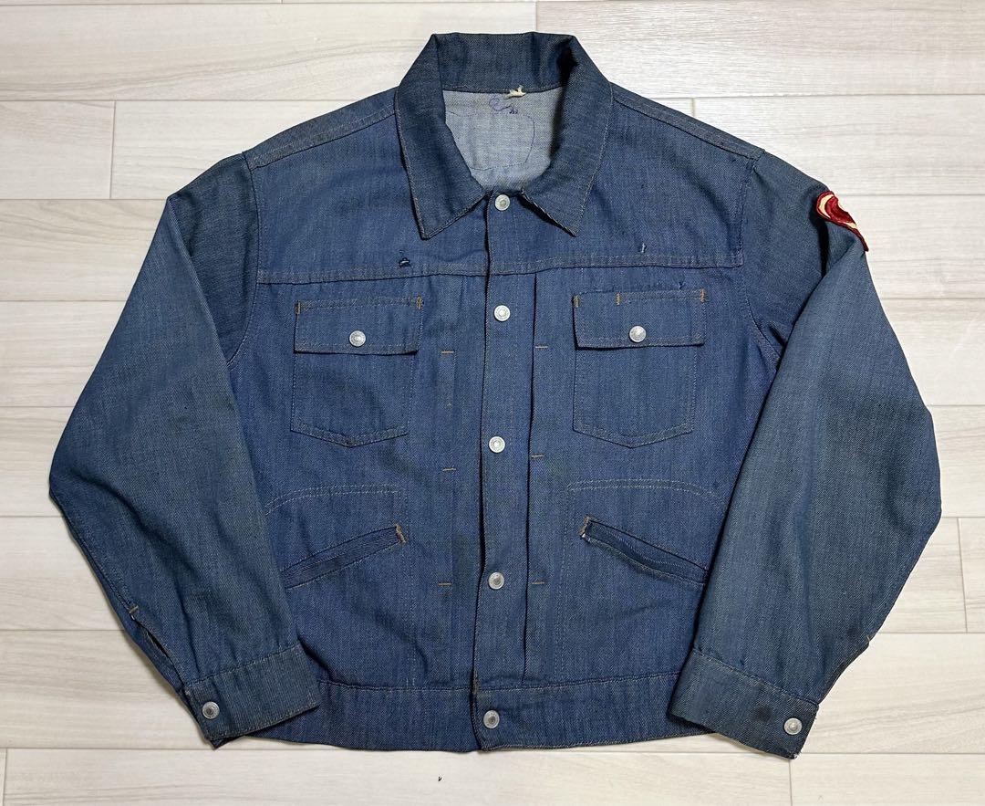 60s 70s JC Penny バットダイ デニムジャケット