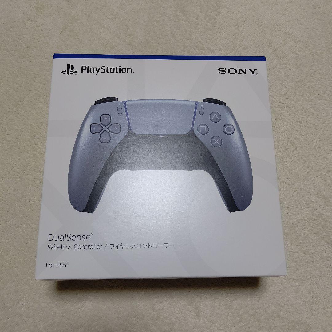 DualSense PS5 ワイヤレスコントローラー スターリングシルバー目立った傷や汚れなし