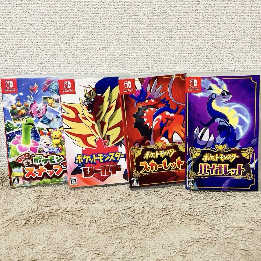 Switch ポケモン 4作品セット ポケモンシリーズ4本セット（Switch） - メルカリ