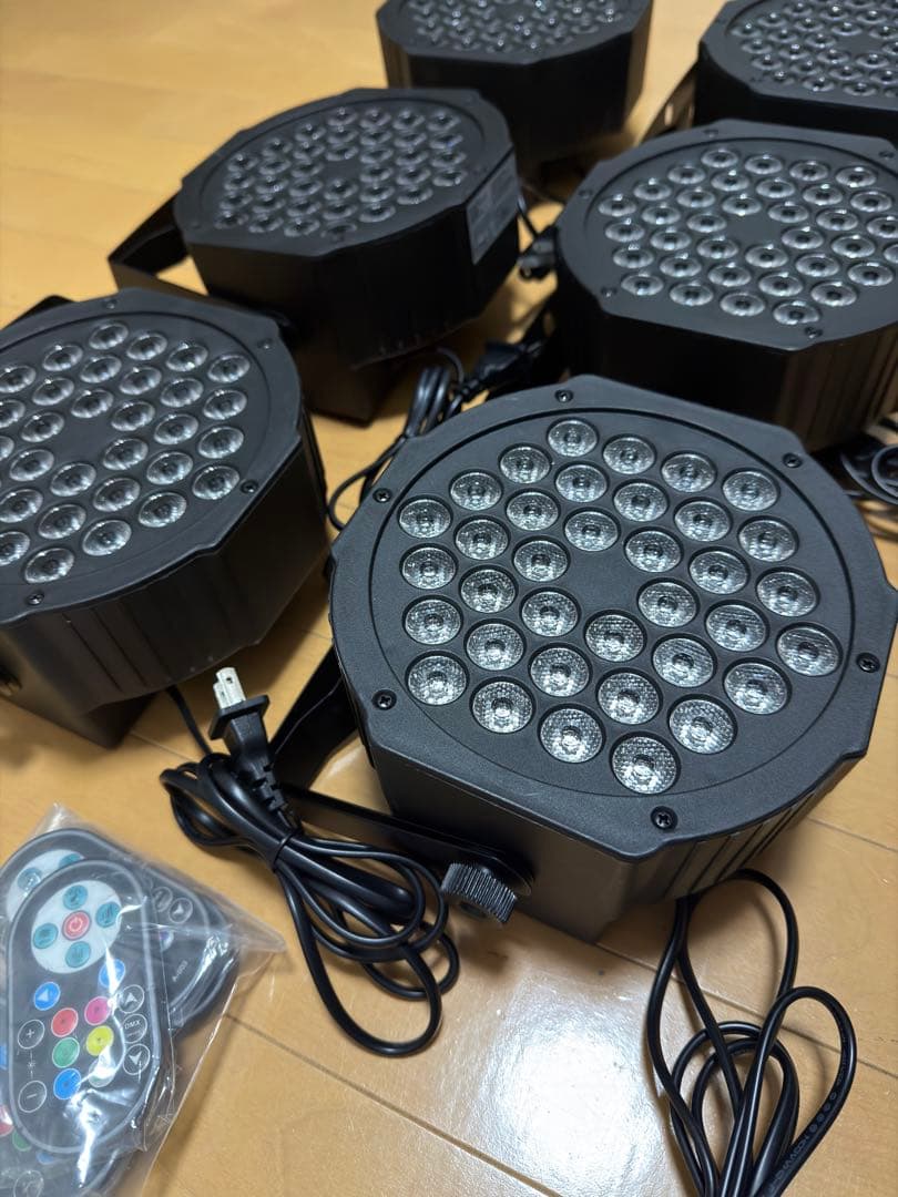 U`King ステージライト 36個LED ×6動作確認済み U`King ステージライト 36個LED ×6動作確認済み