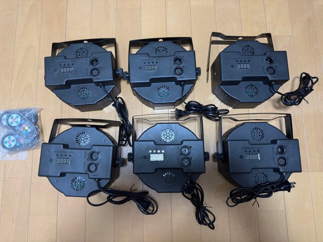 U`King ステージライト 36個LED ×6動作確認済み U`King ステージライト 36個LED ×6動作確認済み