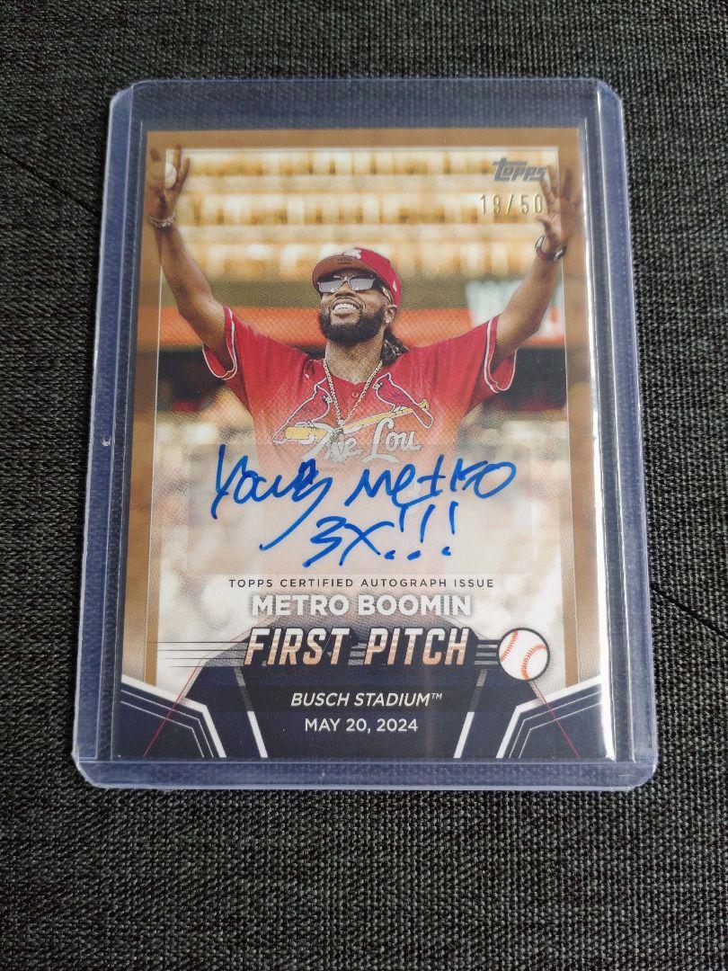 topps 2024 Metro Boomin サイン入りカード 19/50
