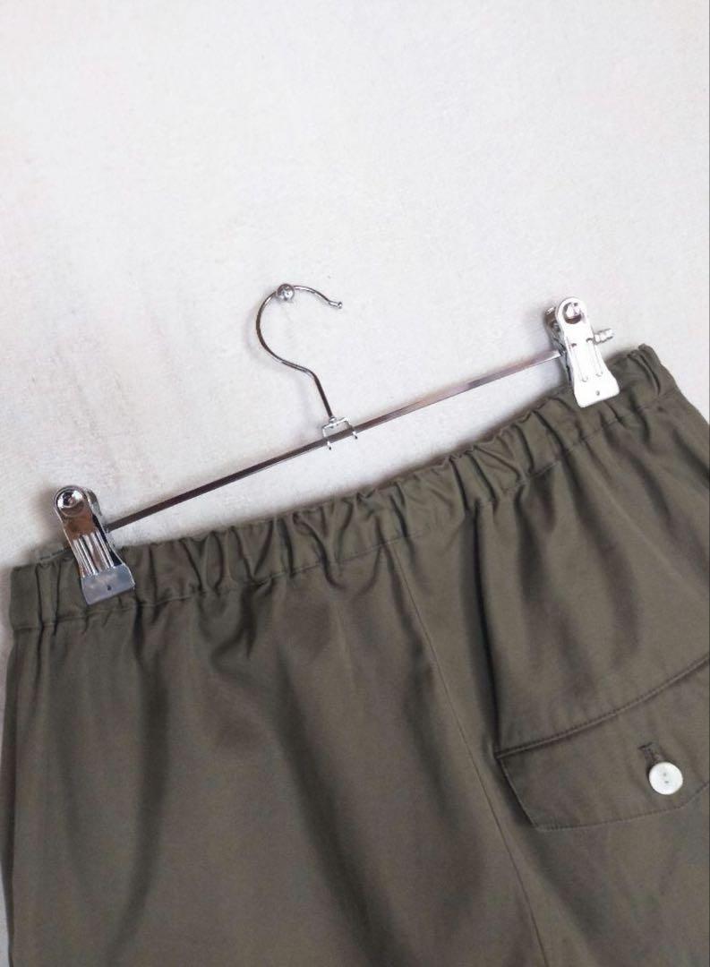 ⭐︎美品⭐︎STAMP AND DIARY 　ウエストタックワイドパンツ　カーキ