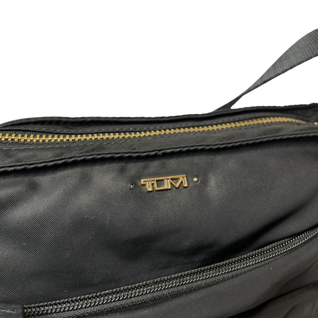良品 TUMI 2898 ショルダーバッグ ブラック サコッシュ ナイロン