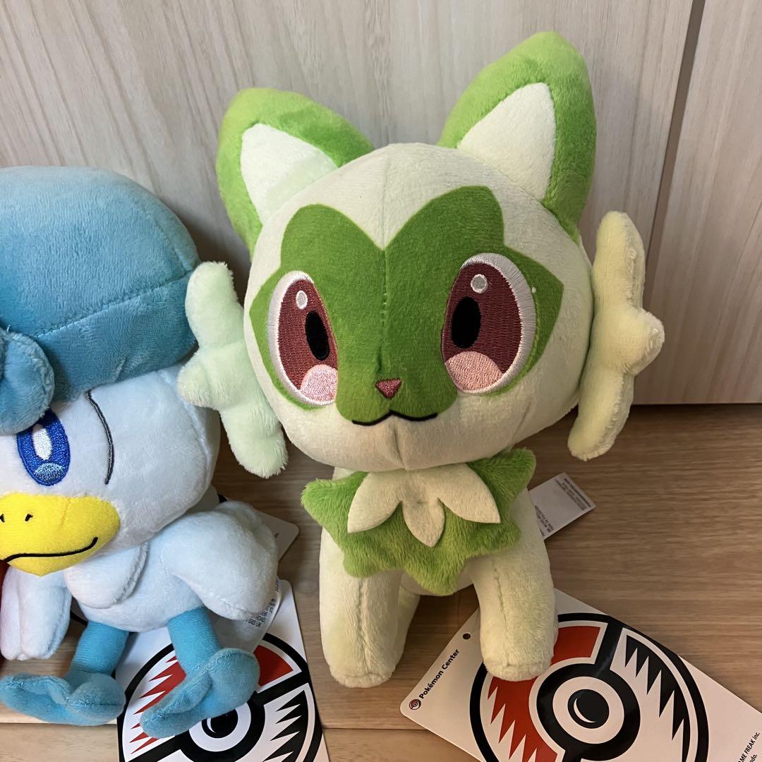 新品】ポケモンぬいぐるみ ホゲータ ニャオハ クワッス パモ