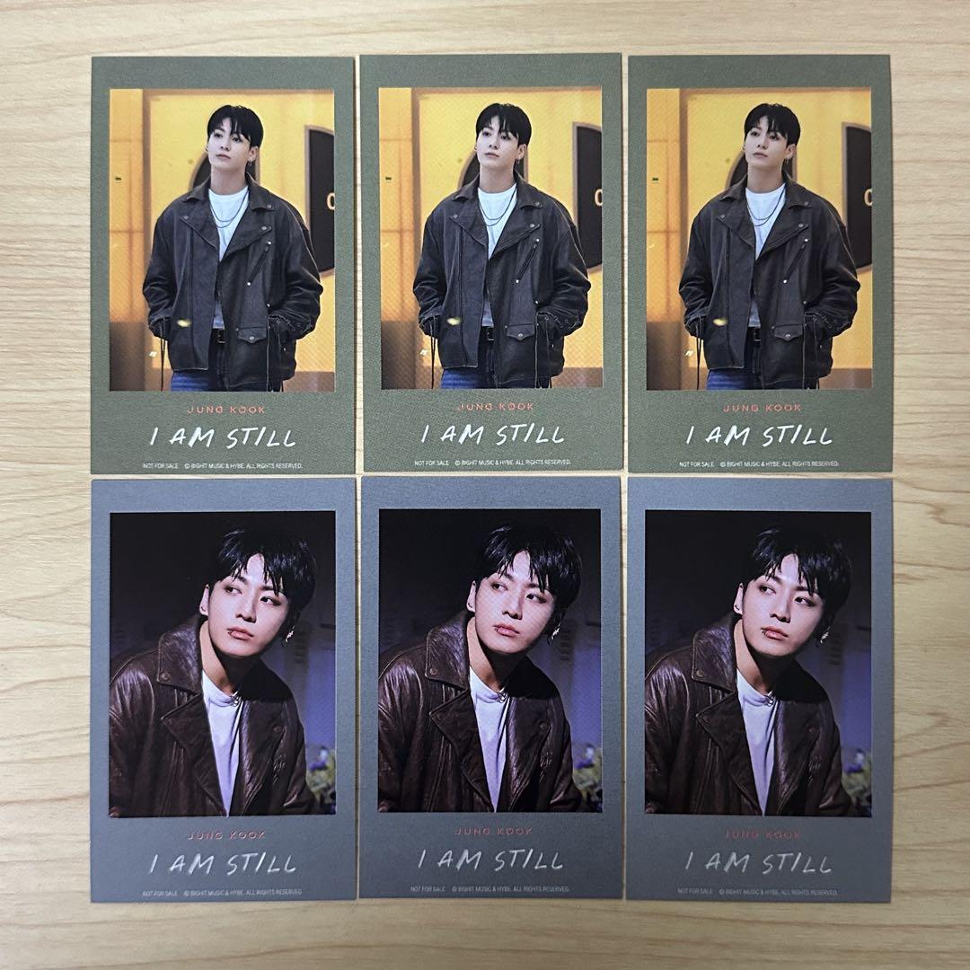 BTS ジョングク I AM STILL 映画 チェキ トレカ 2種 3セット