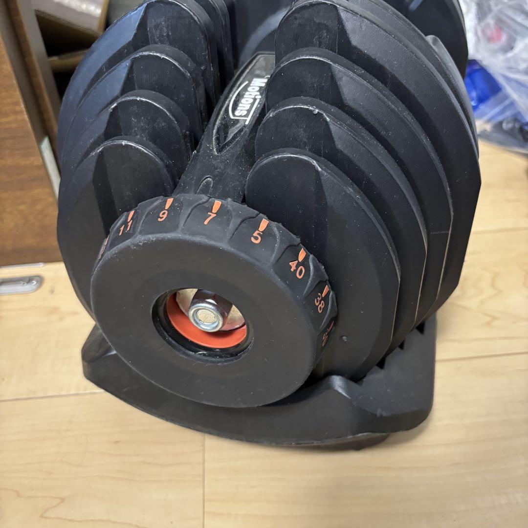 motions 可変式ダンベル 40kg 一つ　動作良好♩