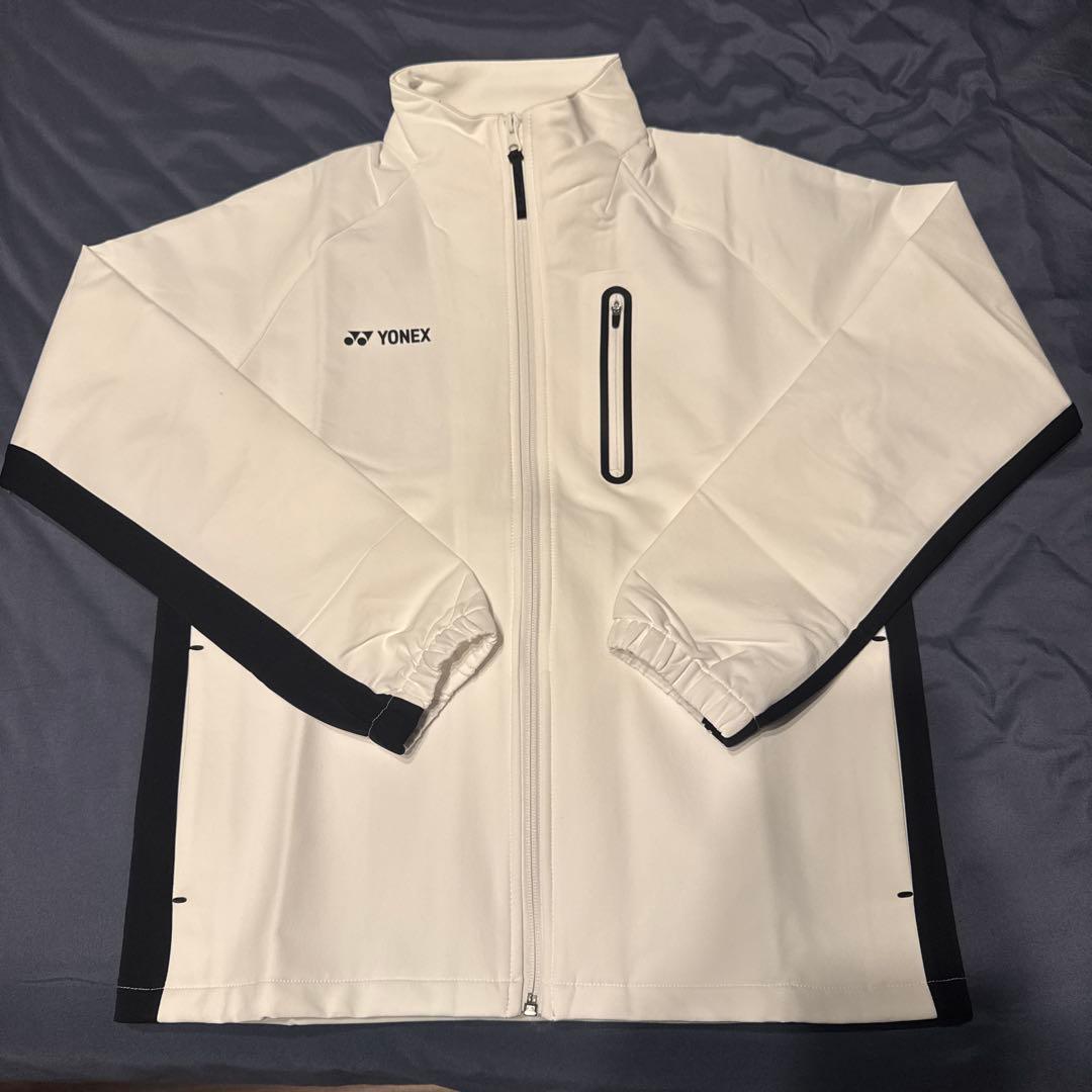 ヨネックス ウィメンズウォームアップシャツ ホワイト サイズLL YONEX