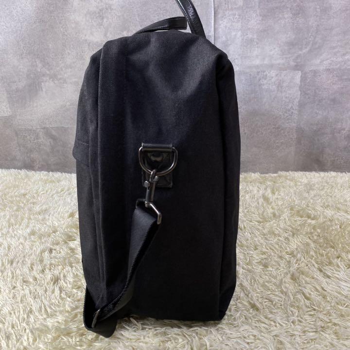 美品 2WAY ショルダーバッグ ブラック HnmNa-m80288105233 アニエスべー ビジネスバッグ 正規店