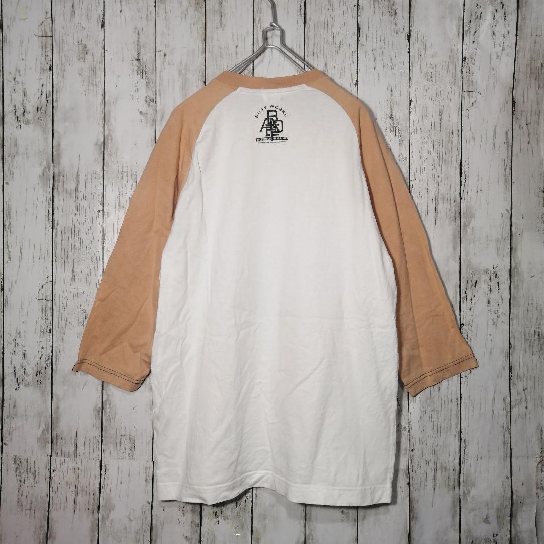 A BATHING APE ベイシングエイプ ラグラン七分袖Tシャツ マイロ M