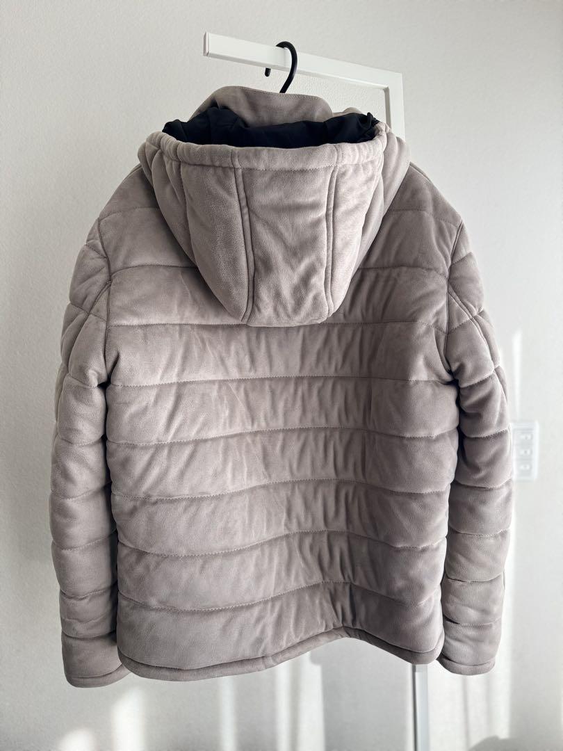 ZARA フード付きダウンジャケット XL