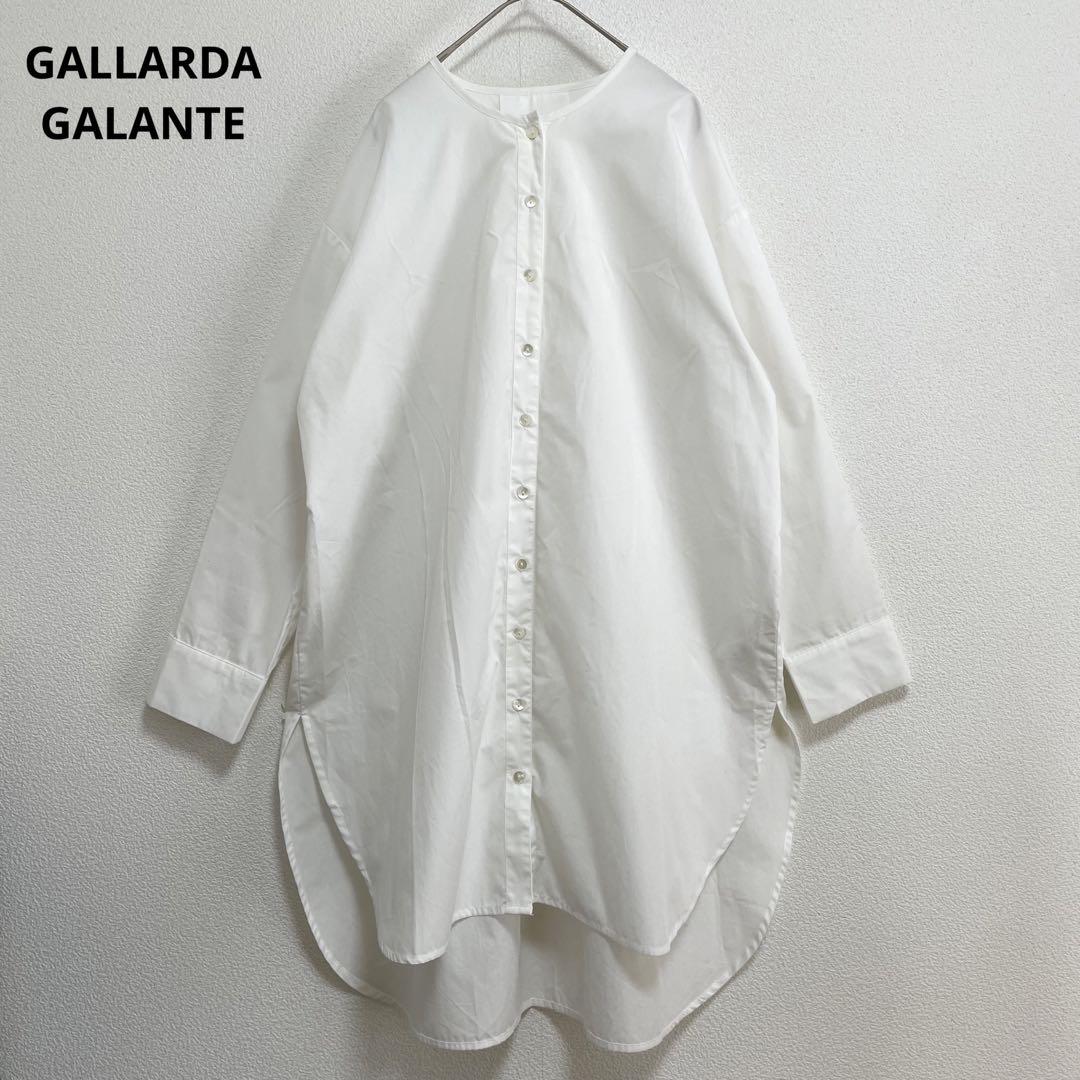 【GALLARDAGALANTE】ガリャルダガランテ ノーカラー ワンピース