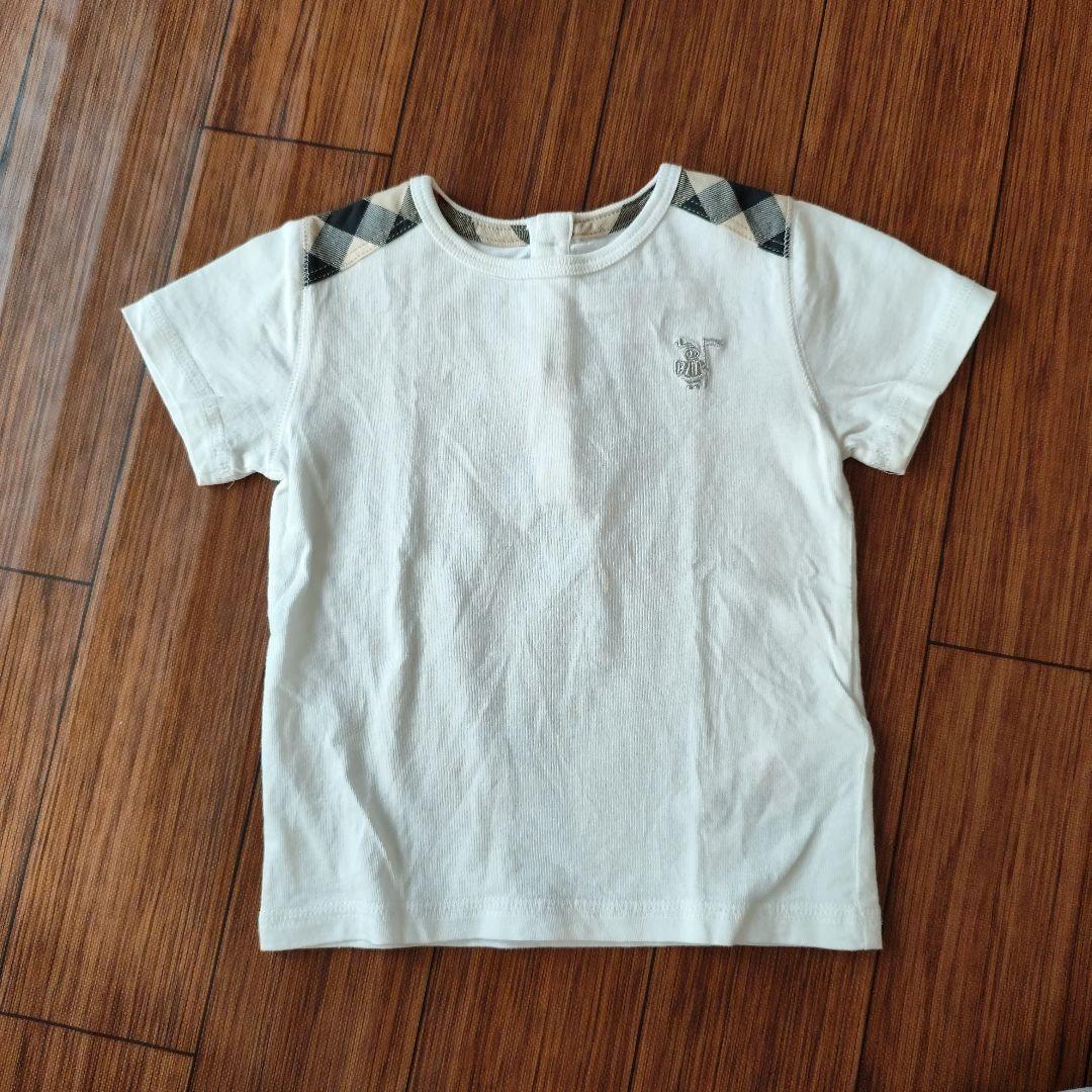 BURBERRYホワイトポロシャツ・Tシャツ・ショートパンツセット