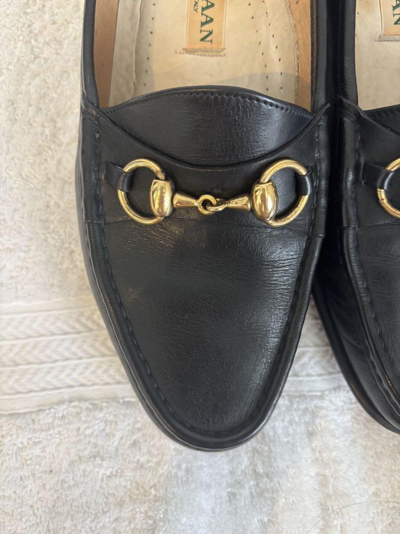 【美品】cole haan ホースビットローファー ブラック