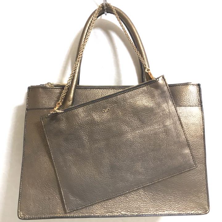 限定品新作 美品 DOROTHEE SCHUMACHER トートバッグ ビジネスバッグ 7KLu1-m80293570506 本革 定番豊富な