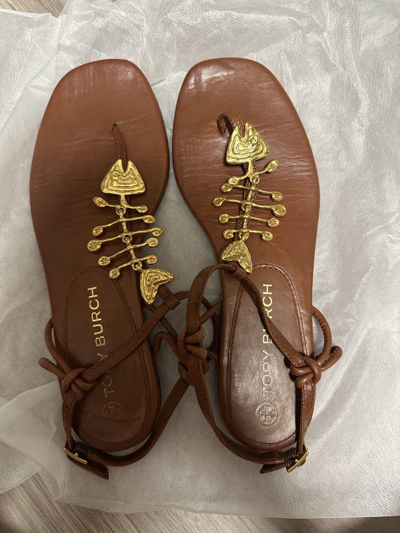 TORY BURCH ブラウン トングサンダル