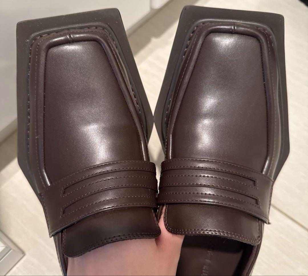 meltthelady square loafer スクエアローファー