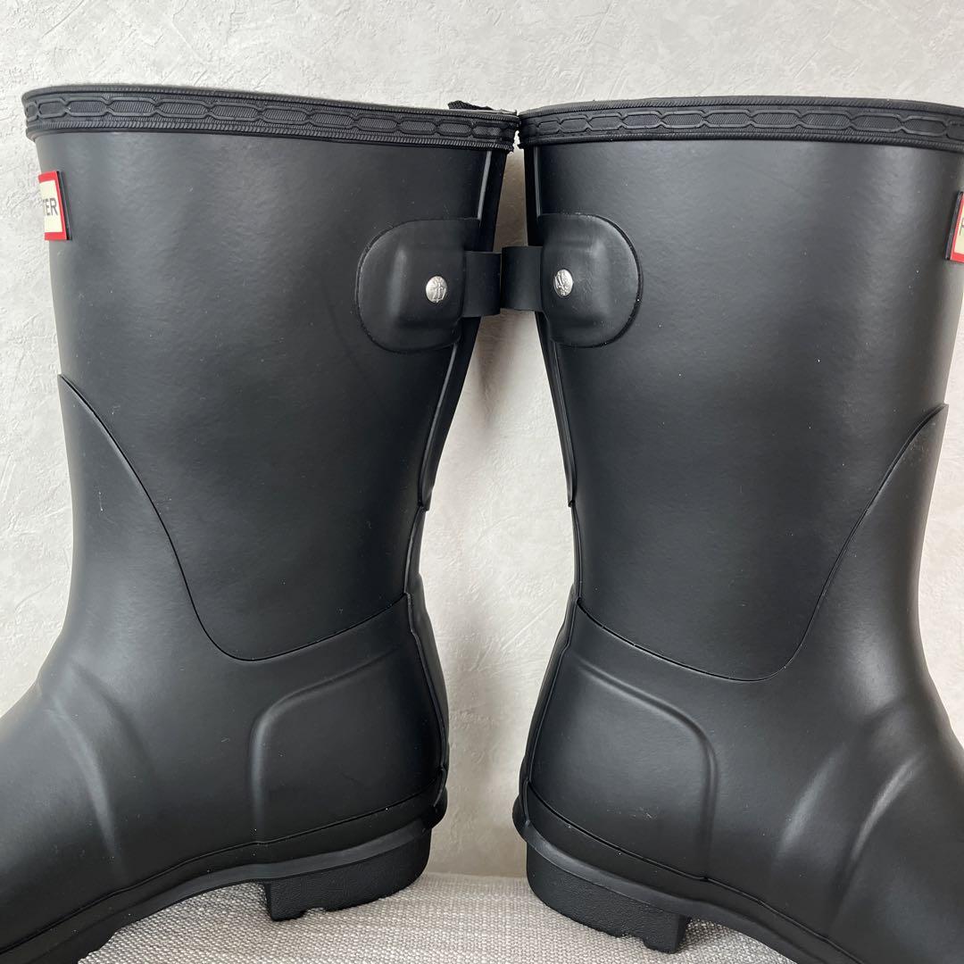 ⭐️激安新品⭐️箱付き⭐️HUNTER⭐️ 24&.24.5センチ⭐️黒⭐️レインブーツ⭐️