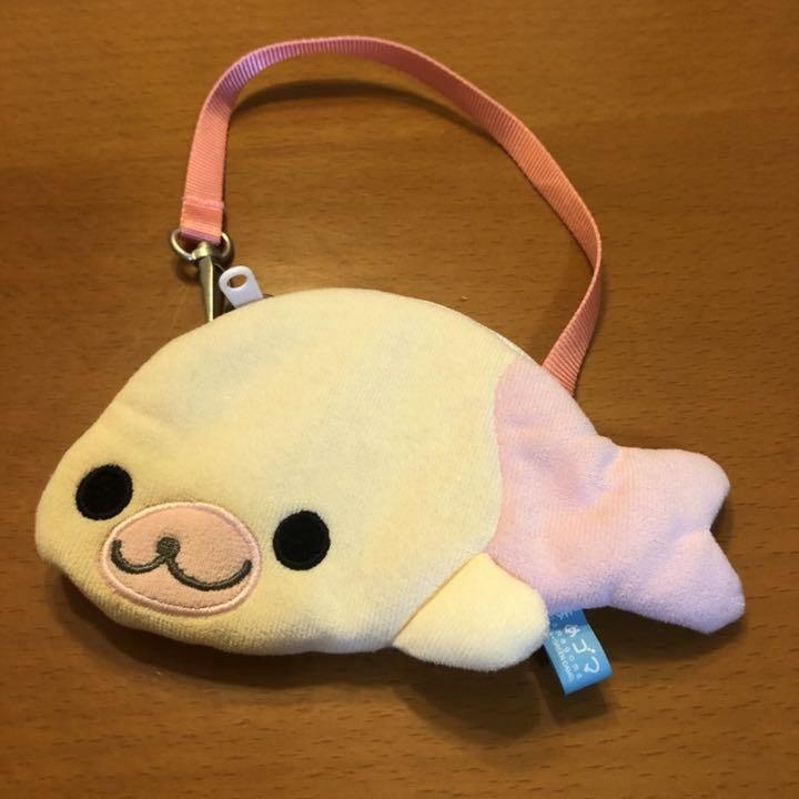 まめゴマ ポーチ まめごま マメゴマ マスコット ぬいぐるみ