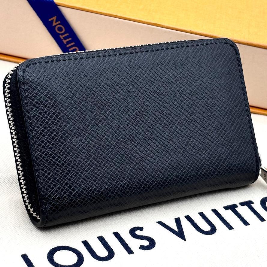 【超極美品】ルイヴィトン　タイガ　ジッピーコインパース 　ブラック　小銭入れ