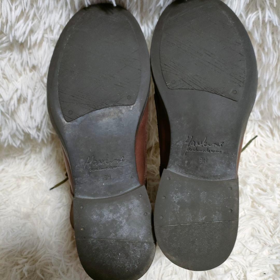 ホーキンス　Hawkins　レザー　センタージップ　ブーツ　ハイカット　シューズ