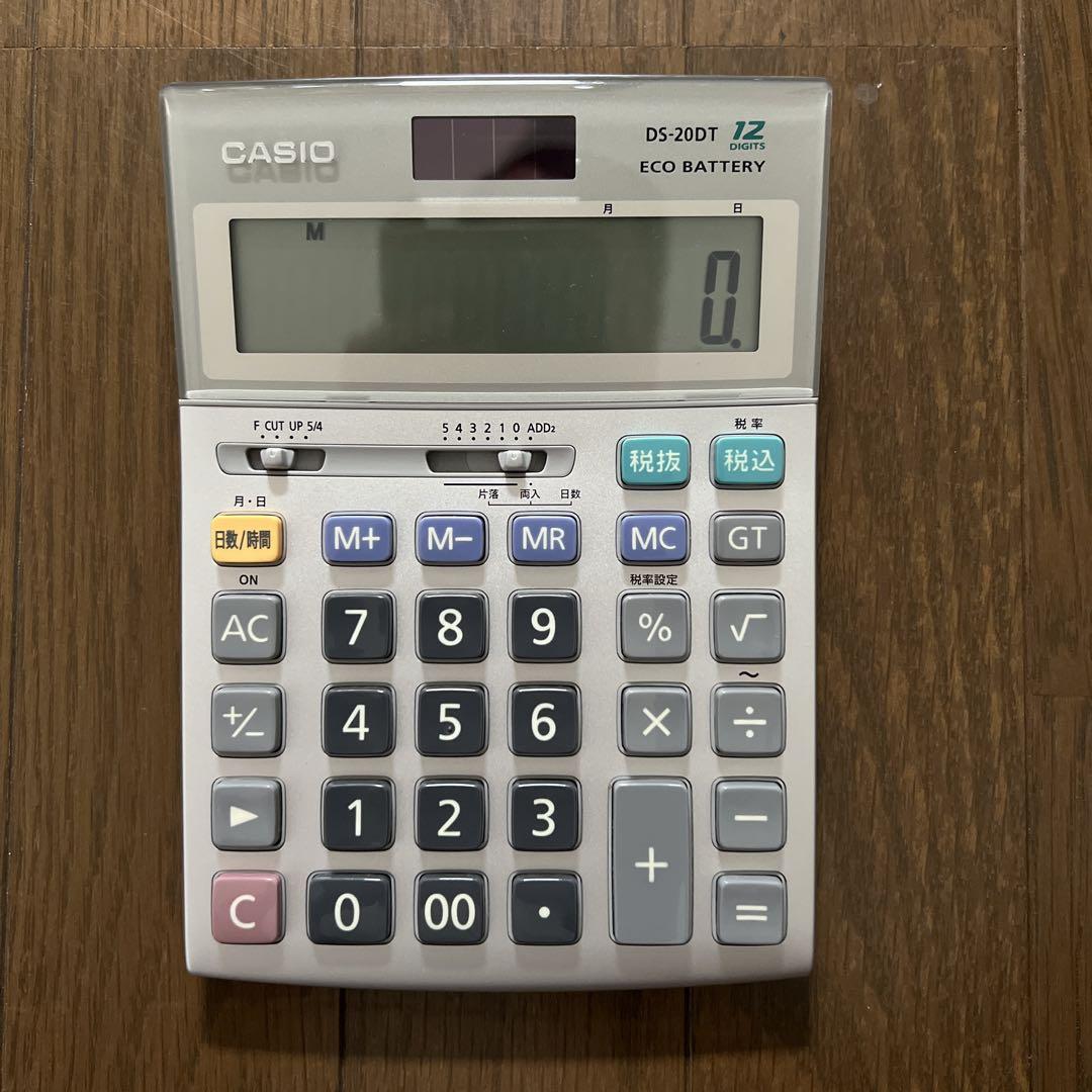 CASIO 本格実務電卓 DS-20DT-N ※美品 - メルカリ