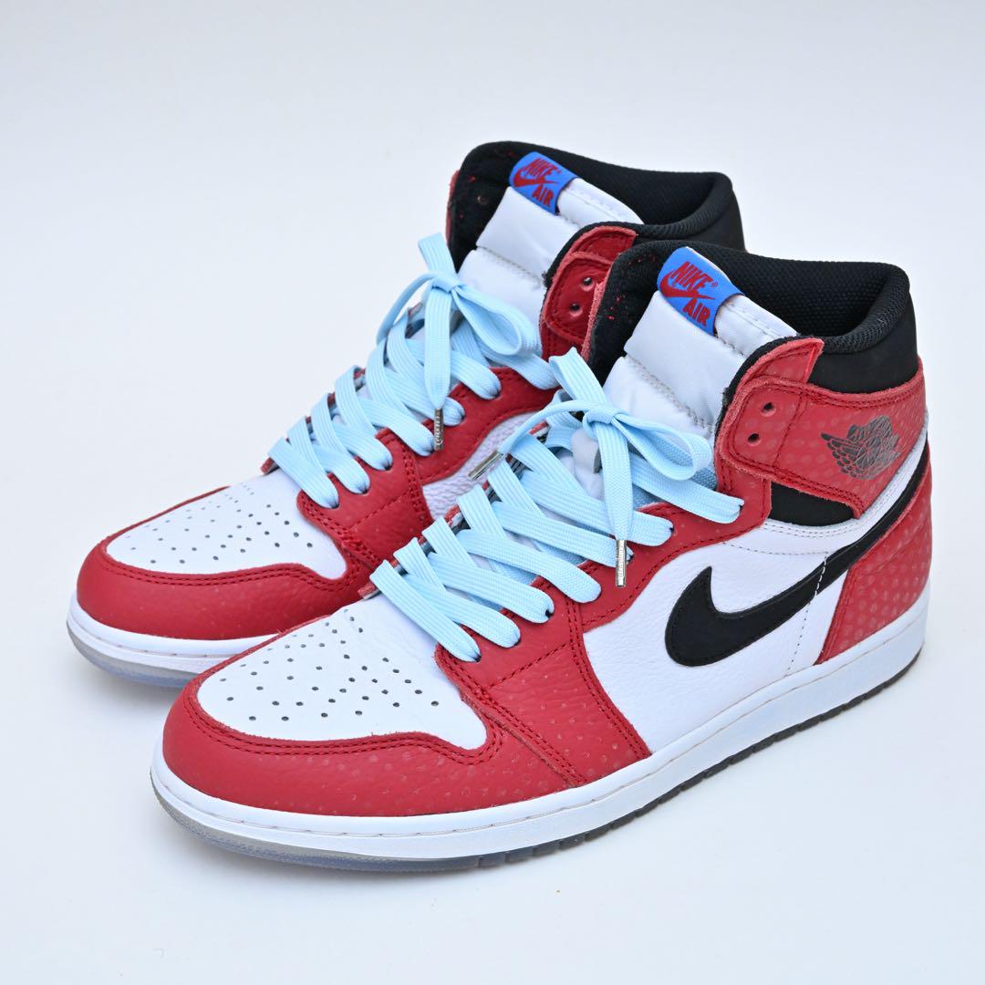 28 cm air jordan 1 high スパイダーマン