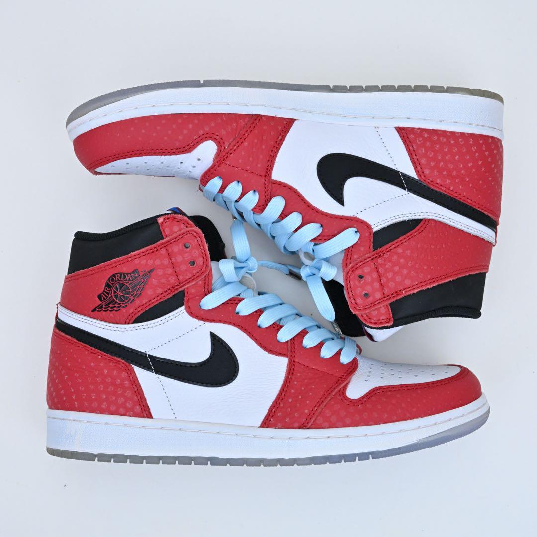 28 cm air jordan 1 high スパイダーマン