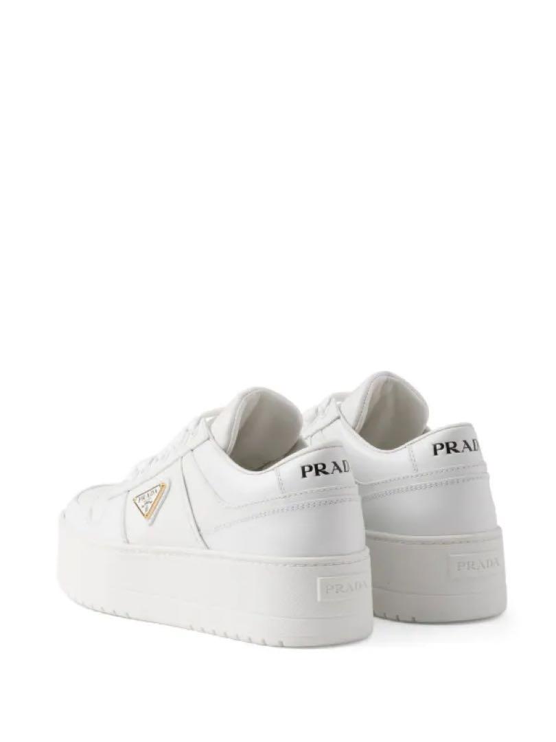 PRADA ダウンタウン　ボールドレザースニーカー　サイズ40