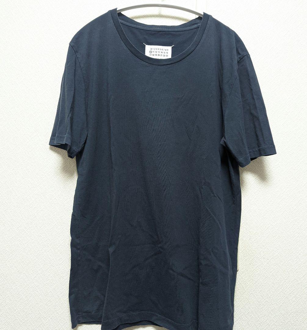 Maison Margiela 17ss 無地Tシャツ 紺