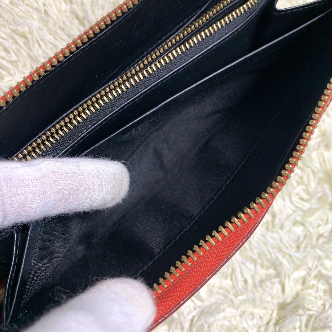 美品✨ロエベ　リピート アナグラム ラウンドファスナー 型押し ネイビー 楽天市場】ロエベ【LOEWE】レザーリピートアナグラムラウンド